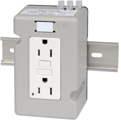 Allen-Bradley - IEC GFCI Rcpt, 15A, Din Rail M