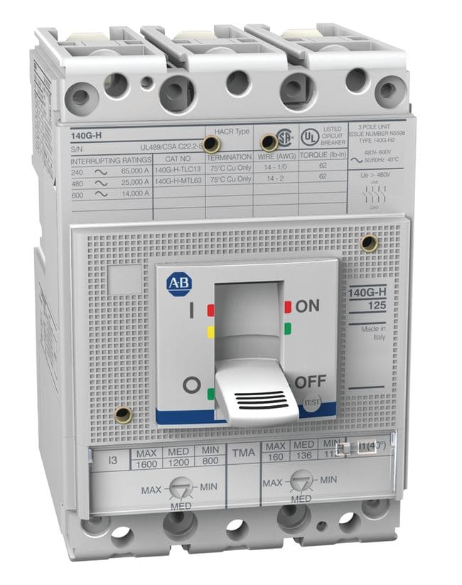 Allen-Bradley - 140G 125A Frame Molded Case Ck