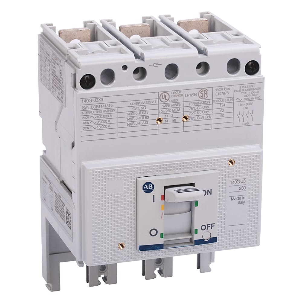 Allen-Bradley - 140G 250A J Frame Molded Case