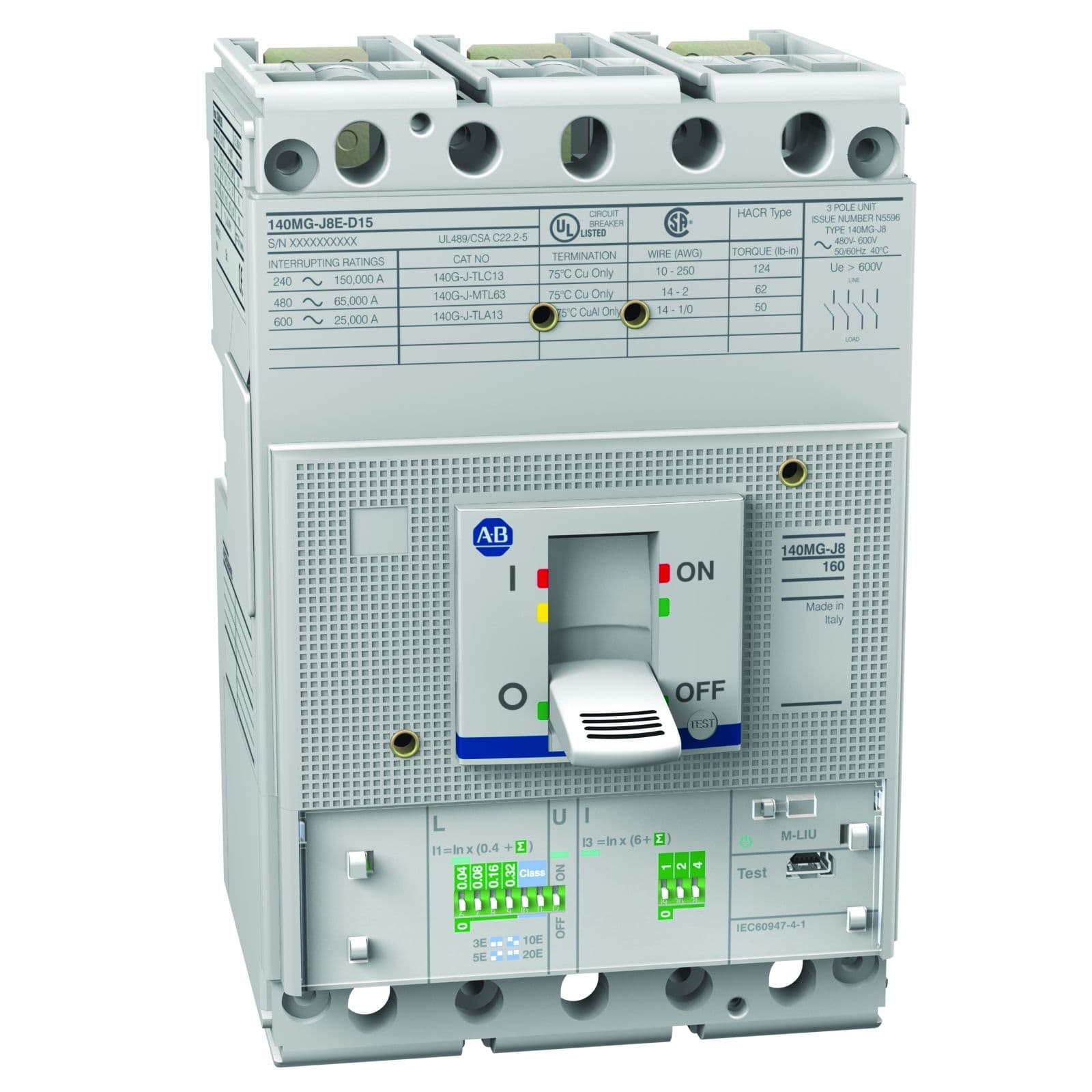 Allen-Bradley - 140MG 150A J Frame Motor Ckt P