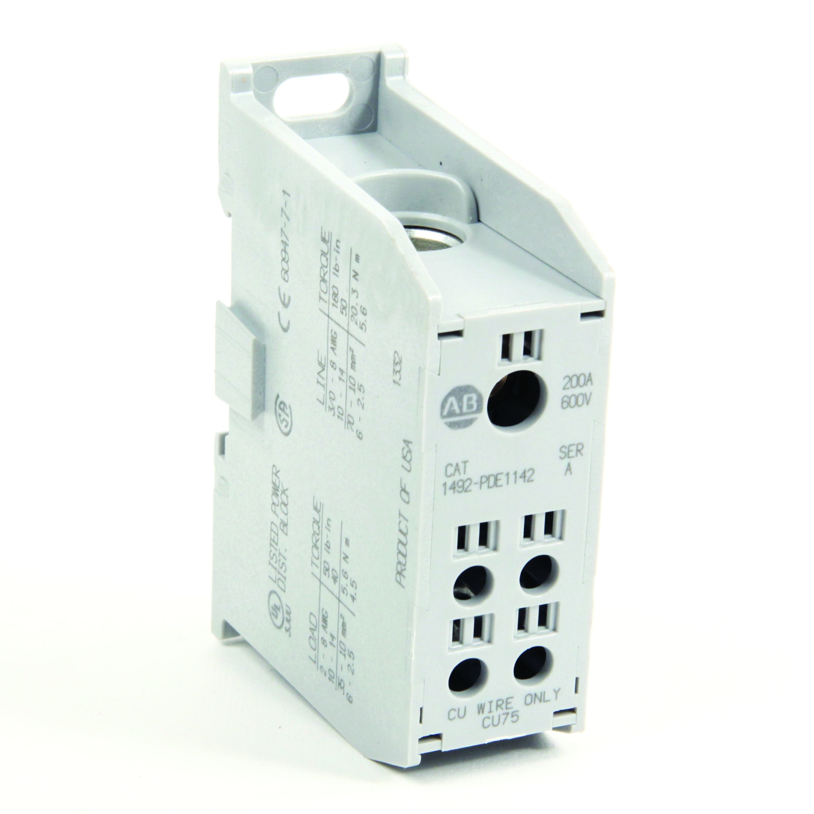 Allen-Bradley - 200 A Enclosed Power Distribut