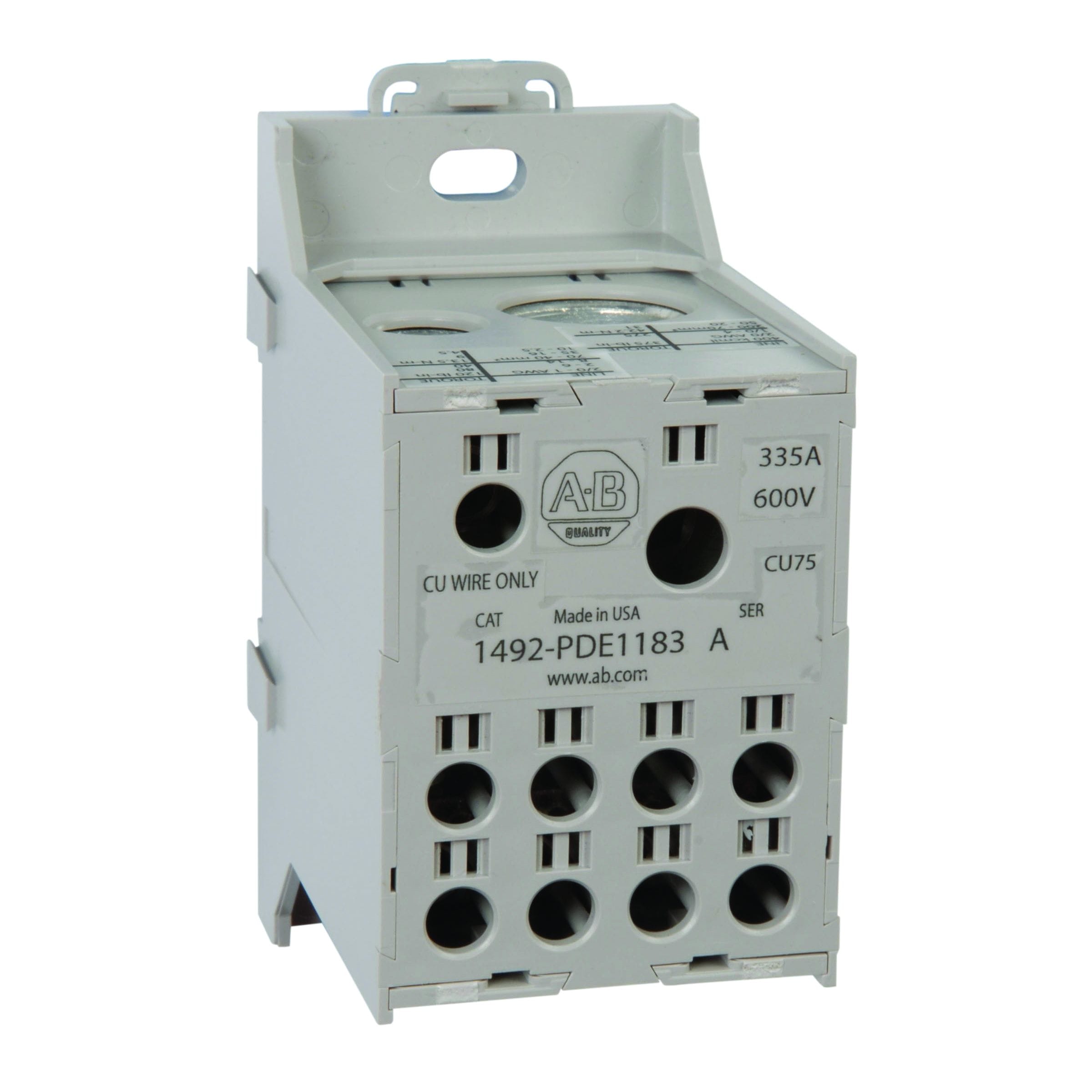 Allen-Bradley - 335 A Enclosed Power Distribut