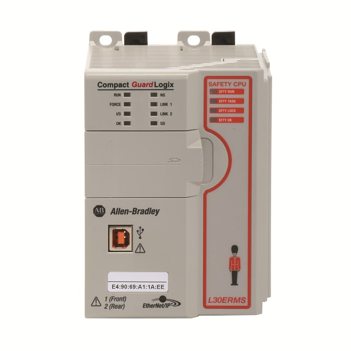 Allen-Bradley - Compact GuardLogix CPU, L37ERM