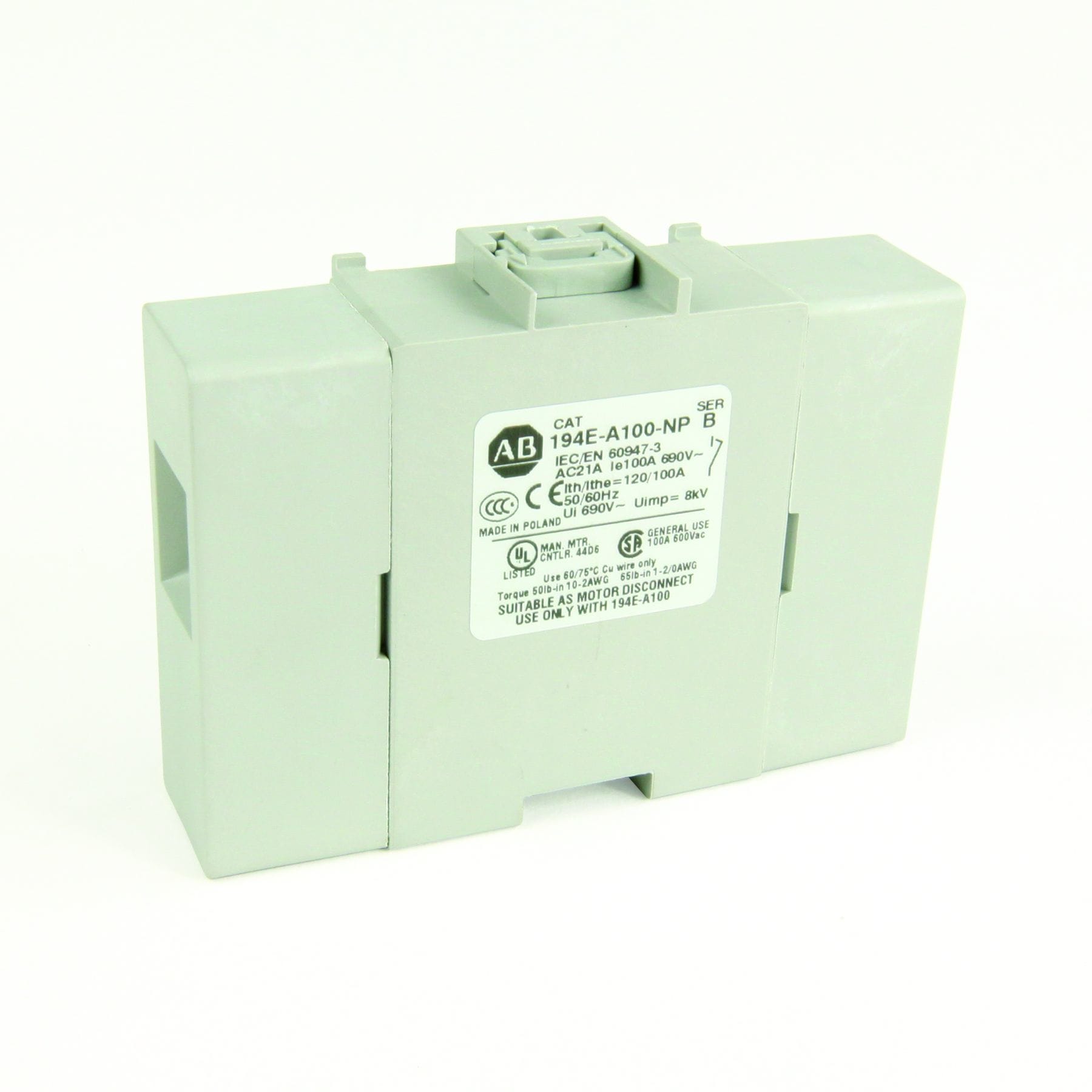 Allen-Bradley - ADDITIONAL POLE 100A