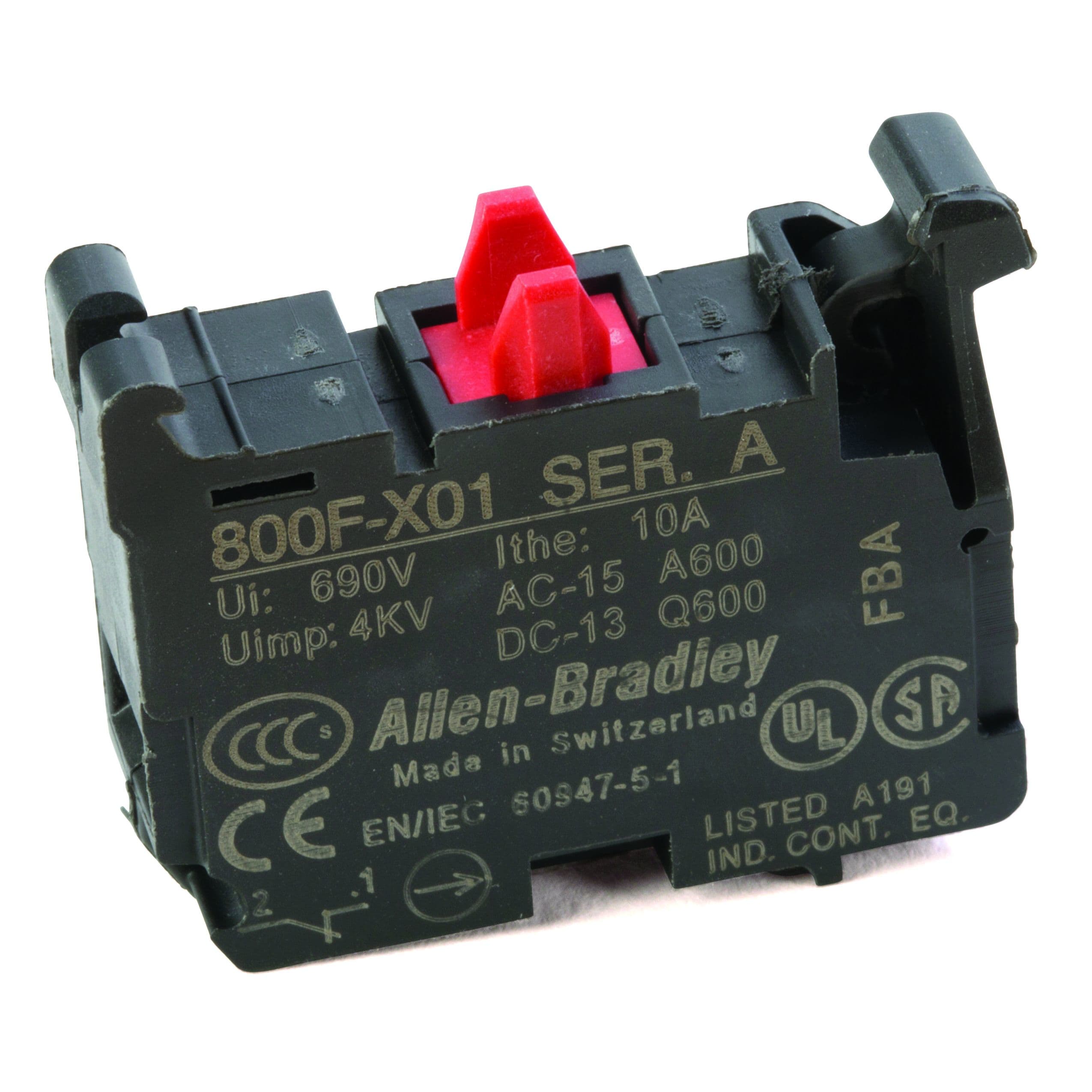 Allen-Bradley - 22mm Contact Block 800F PB