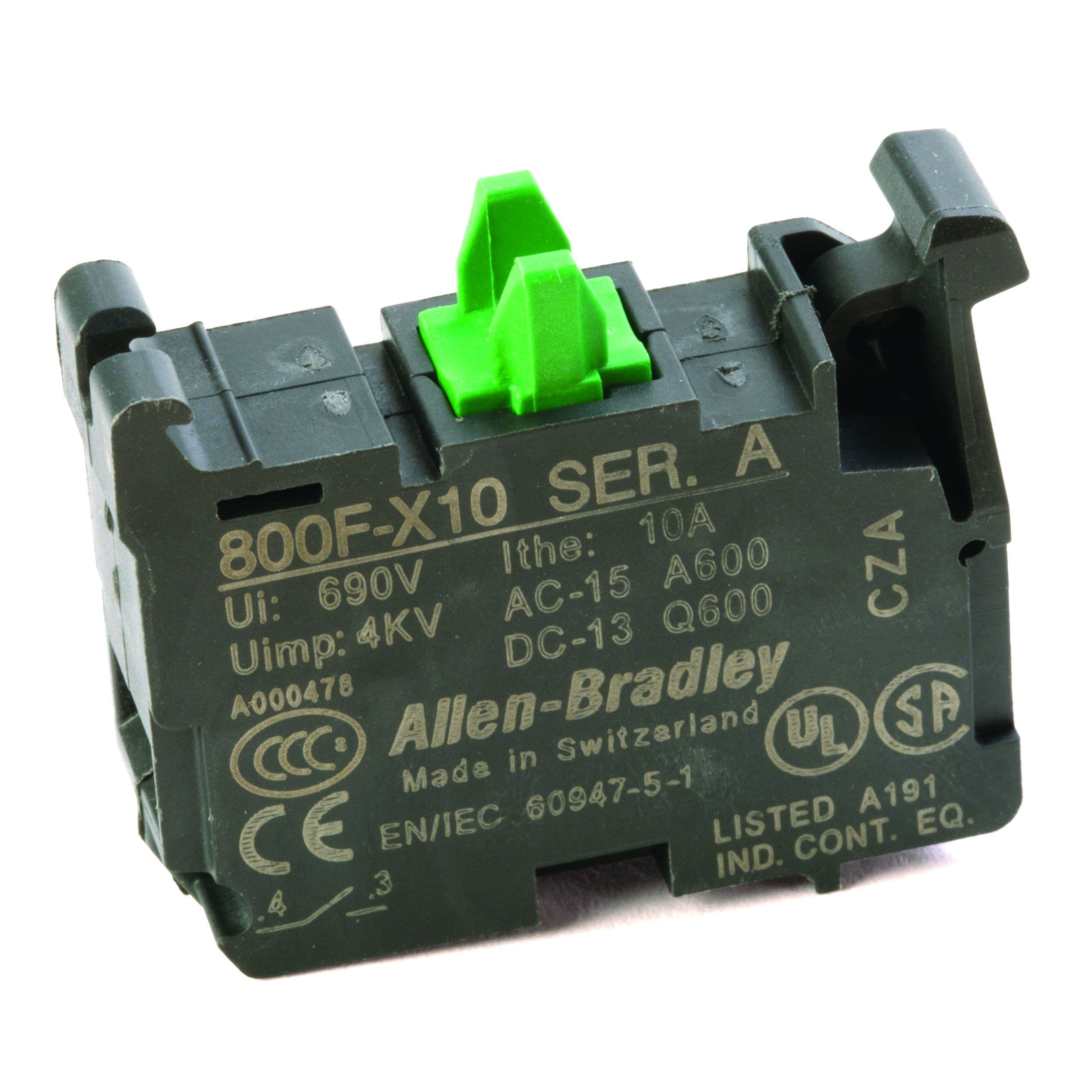 Allen-Bradley - 22mm Contact Block 800F PB