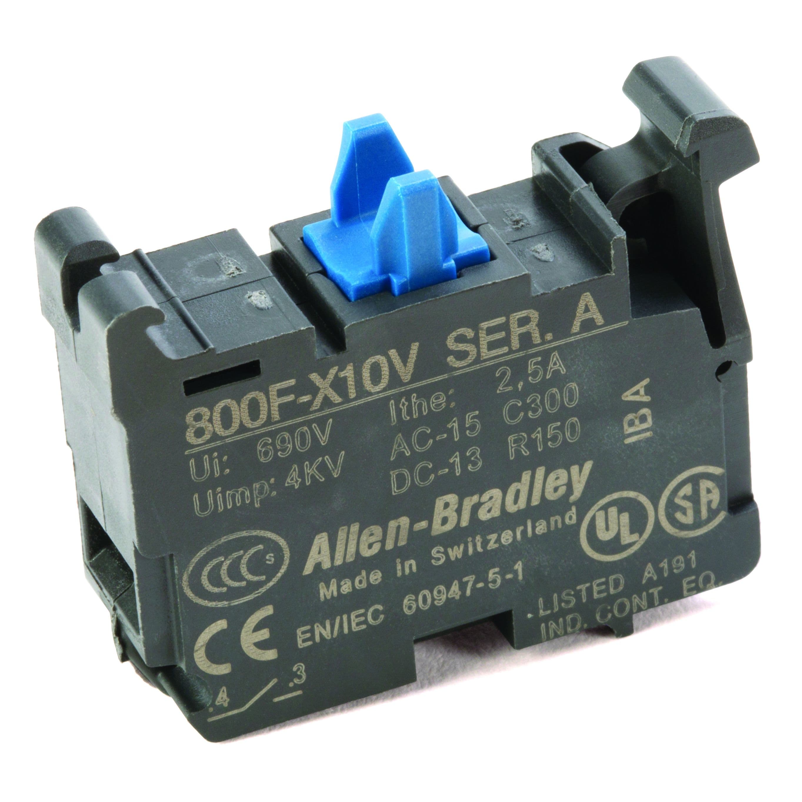 Allen-Bradley - 22mm Contact Block 800F PB