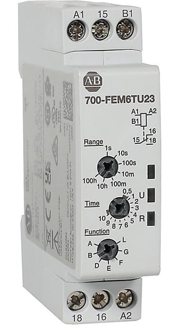 Allen-Bradley - DIN Rail Mount Timing Relay, 1