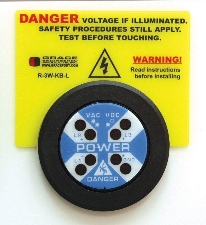Grace Technologies - Warning Label for R-3W-KB, R-3