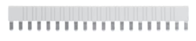 Allen-Bradley - Relay Socket 20 Way Blue Jumpe